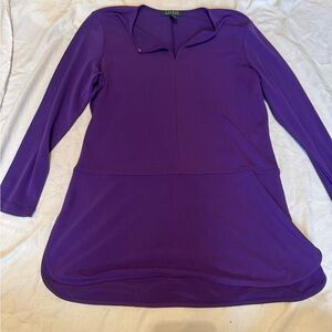 Lauren Ralph Lauren Vibrant Purple Top